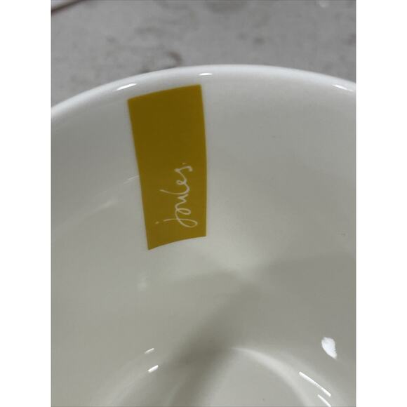 Set 2 Stackable JOULES 10oz Mugs Bone China Dachshund Dog + Floral Boxed Gift - Picture 8 of 11